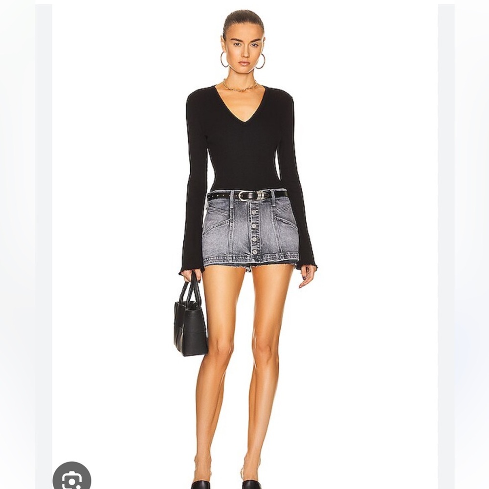 NWT MOTHER the breaker mini skort size 27